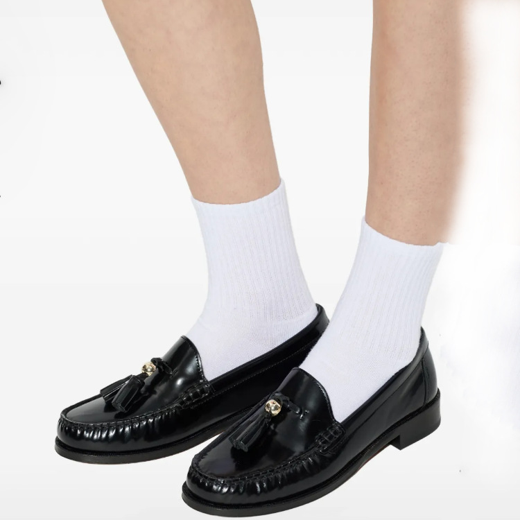 Formal Wear Women'S Loafers - レディース パテントレザー タッセルローファー スリッポン ゴールド金具付き オフィスワーク