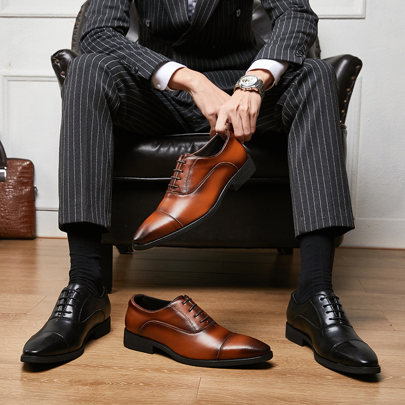 メンズポインテッドレザーモカシン,ソフトオックスフォードフラ - Formal Wear Women'S Loafers のレビューと価格