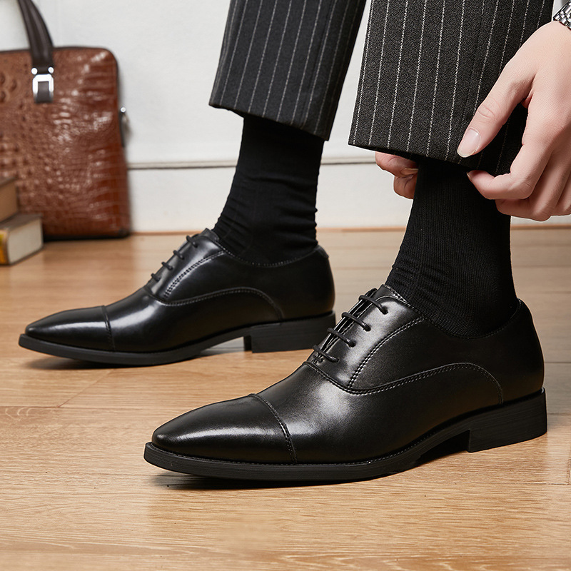 メンズポインテッドレザーモカシン,ソフトオックスフォードフラ - Formal Wear Women'S Loafers のレビューと価格