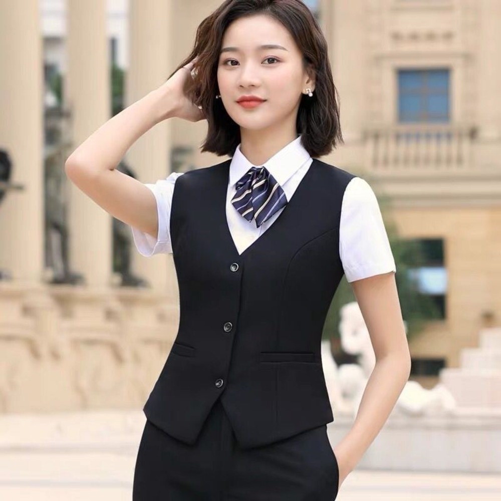 上品なオフィスファッション、ビジネスベスト、プラスサイズ、無 - Women Formal Wear Coat のレビューと価格