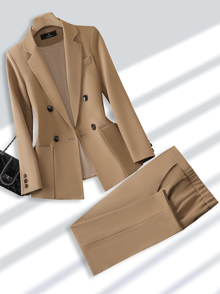 女性のためのブレザーとズボンのスーツ、オフィス、ビジネス、仕 - Women'S Formal Wear Pants Suit のレビューと価格