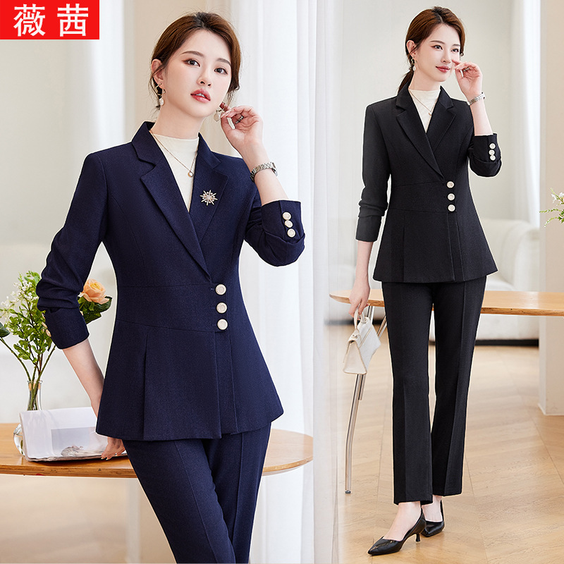 女性用プロフェッショナルスーツ、春秋ビジネススーツ、ファッシ - High End Women'S Formal Wear のレビューと価格