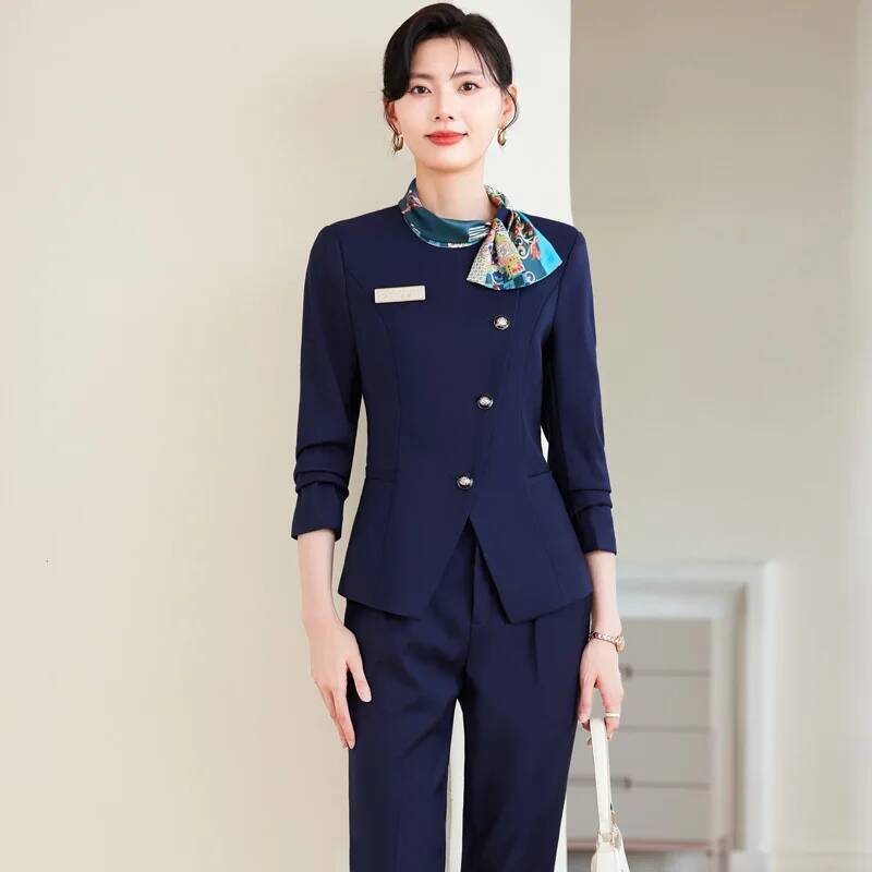 プラスサイズのフォーマルでエレガントなスタイルのパンツスーツ - Women'S Formal Wear Pants Suit のレビューと価格