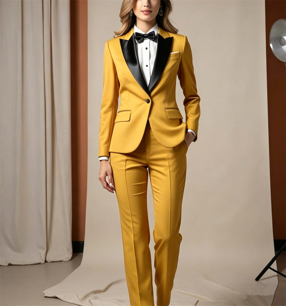 クラシックなレディーススーツ 2ピーススーツ 公式衣装 フォ - Women Formal Wear Tailor のレビューと価格